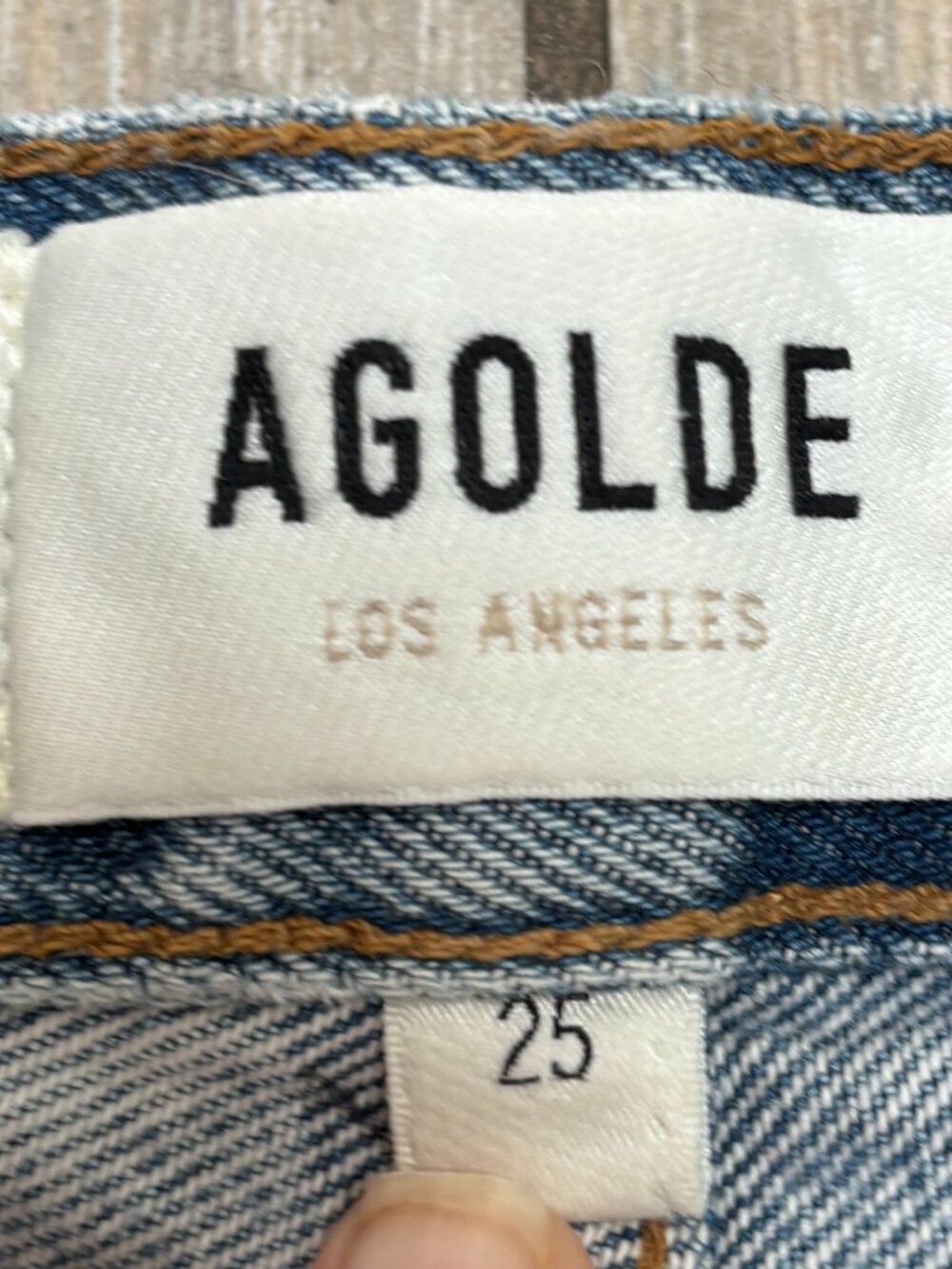 Agolde 90's Pinch Waist High Rise Straight Jean - Picture 5 of 9